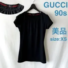 希少 美品 90s GUCCI グッチ シルク タンクトップ キャミソール XS