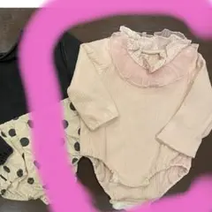 ８０　長袖　ロンパース　カバーオール