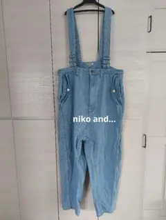 niko and…　デニム　ハイウエスト　バルーン　サロペットのサムネイル