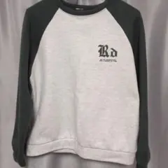 Rd ロゴプリント トレーナー グレー