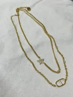 【美品】Christian Dior ニットトップス ホワイト 星 ストライプ Christian Dior - 【美品】Christian Dior ニットトップス ホワイト 星