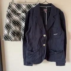 2点セット メゾピアノ XOXO セレモニー スカートセット 160 チェック