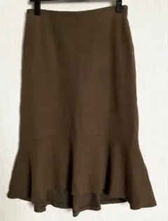 オリーブグリーン フレアスカート Lサイズ　UNIQLO