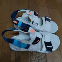 Nike スポーツサンダル 8 (US) ホワイト/ブルー/オレンジ