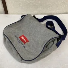 TS19 ヘインズ Hanes ショルダーバッグ メッセンジャーバッグ グレーのサムネイル