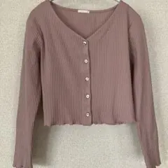 お値下げ★ GU リブメローカーディガンのサムネイル