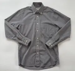 GITMAN BROTHERS 米国製 チェックシャツ S ブラック×ホワイト