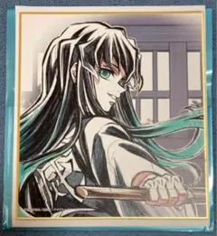 鬼滅の刃　柱稽古編リアルタイムカフェ　メモリアルイラスト　時透無一郎　ミニ色紙②