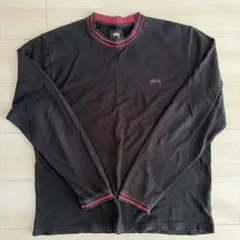 Stussy 長袖Tシャツ ブラック