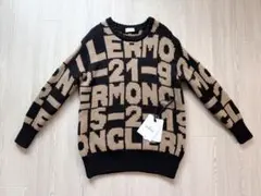 【タグ付き】MONCLER モンクレール 総柄 ニット セーター アルパカ