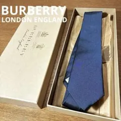 【美品】BURBERRY バーバリーロンドンイングランド ネクタイ