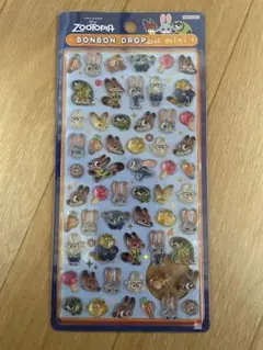 正規品　ボンボンドロップシールミニ　ズートピア