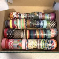 マスキングテープまとめ売り77本 カモ井 mt スリーコインズ 100均など