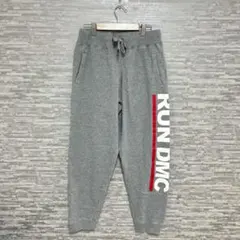 アズール✨RUNDMCコラボスウェットパンツM グレー　ゆったり