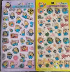 ミニオン ジュエリードロップシール 2シートセット