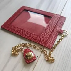 PRADA プラダ ネームタグ レザー 名札 キーホルダー - メルカリ