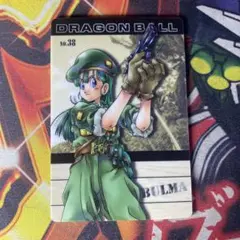 ドラゴンボール グミカード No.38 ブルマ 軍服のサムネイル