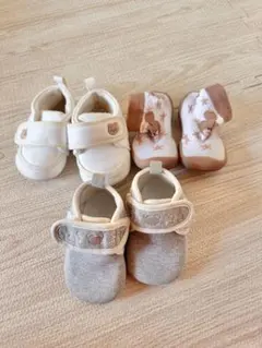 ベビー靴3点セット 12/12.5cm 洗浄済み ポスト投函