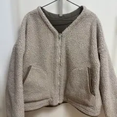 リバーシブル フリースジャケット