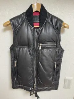 ディースクエアード2 レザーダウンベスト　サイズ44