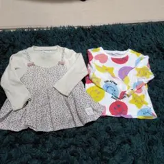 長袖トップス　まとめ売り　80cm