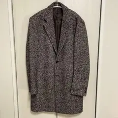 EDIFICE エディフィス/チェスターコート ツイード柄