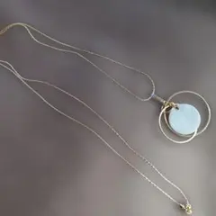 二重リング ネックレス