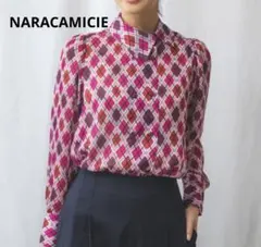 grapeターコイズブルー&ピンク Aライン マドラスチェックシャンブレー 