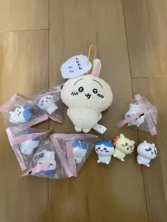 ちいかわ ハチワレ　うさぎ　インテリアミニフィギュア ぬいぐるみ 10点セット