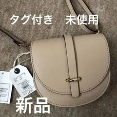 未使用タグ付き　イタリア製 本革　ショルダーバッグ　ミニバッグ