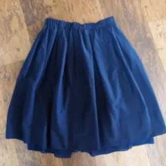 MICHEL KLEIN ネイビー リバーシブルスカート サイズ36