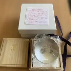 【純銀：美品】銀杯　消防庁　記念品　木箱入り 純銀：美品】銀杯 消防庁 記念品 木箱入り Yahoo!オークション