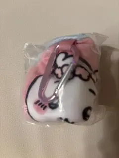 ちいかわ ぬいぐるみ　ダイカットポーチ カラビナ付き ガチャガチャ