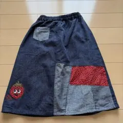フェリシモ チーキーリーベリー 綿100% ロングスカート 120cmのサムネイル