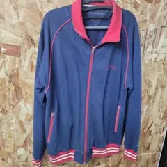 TOMMY HILFIGER ネイビー/レッド ジップアップジャケット