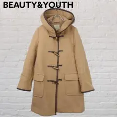BEAUTY&YOUTH ウール混ダッフルコート S キャメル系