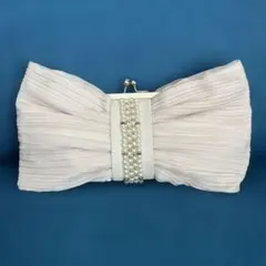 プリーツデザイン パーティーバッグ