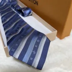 美品！現行 LOUISVUITTON ネクタイ シルク100% モノグラム