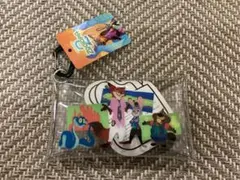 ズートピア2 カラビナ付き　クリアマルチケース　ジュディ・ニック・ゲイリー