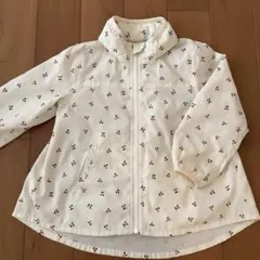 プティマイン　さくらんぼ柄　パーカー　ウインドブレーカー　110センチ