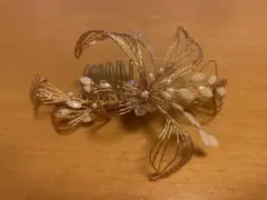 ブライダルアクセサリー　ヘッドドレス　ピアス