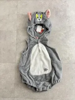 新品タグ付き トムとジェリー80cm ロンパース なりきり ハロウィン