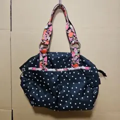 レスポートサック　ドット　花柄　ショルダーバッグ