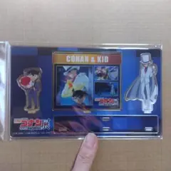 名探偵コナン展　アクリルジオラマセット　コナン、キッド　未開封。