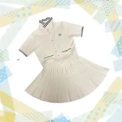 Olive des Olive/NICE CLAUPニットポロセットアップ