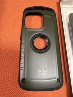 ROOT CO. iPhone15Pro スマホケース 耐衝撃 カーキ