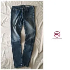 ◯AG【洗える】ヴィンテージ ウォッシュ加工 デニム パンツ