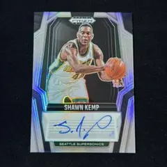 Shawn Kemp Prizm BlackSilver Auto 直筆 サイン