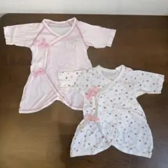 コンビミニ　ベビー肌着　ロンパース　50-60cm 100%綿　2点セット