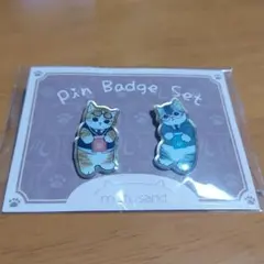 mofusand ピンバッジ 2個セット 本屋 限定